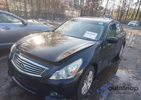 2015 Infiniti Q40 z USA, uszkodzony, nr VIN JN1CV6AR3FM524245